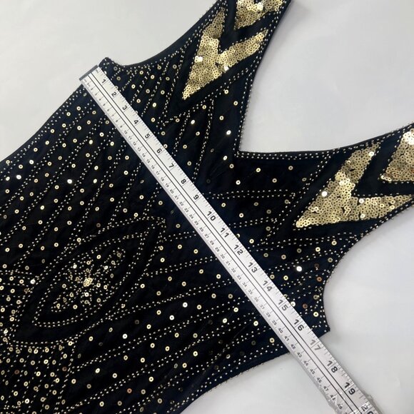 flapper 20s Dress Set Halloween cosplay Costume Size Medium - Picture 4 of 10